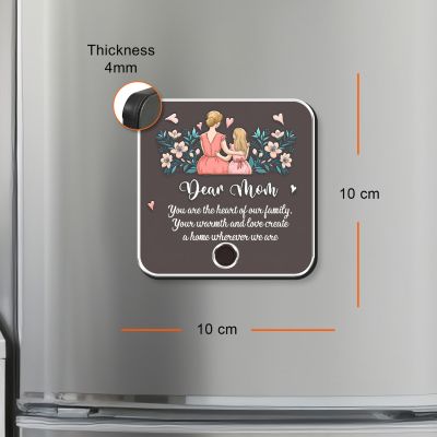 Personalized Dear Mom Musical Fridge Magnet Rechargeable Magnet with Speaker Mother’s Day Gift for Mom
